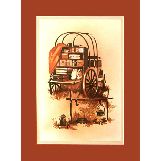 Vintage Carriage Still Life Print