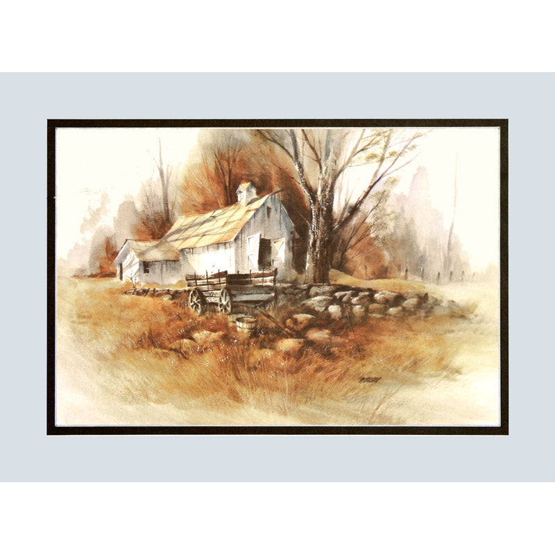 Vintage Country House Print