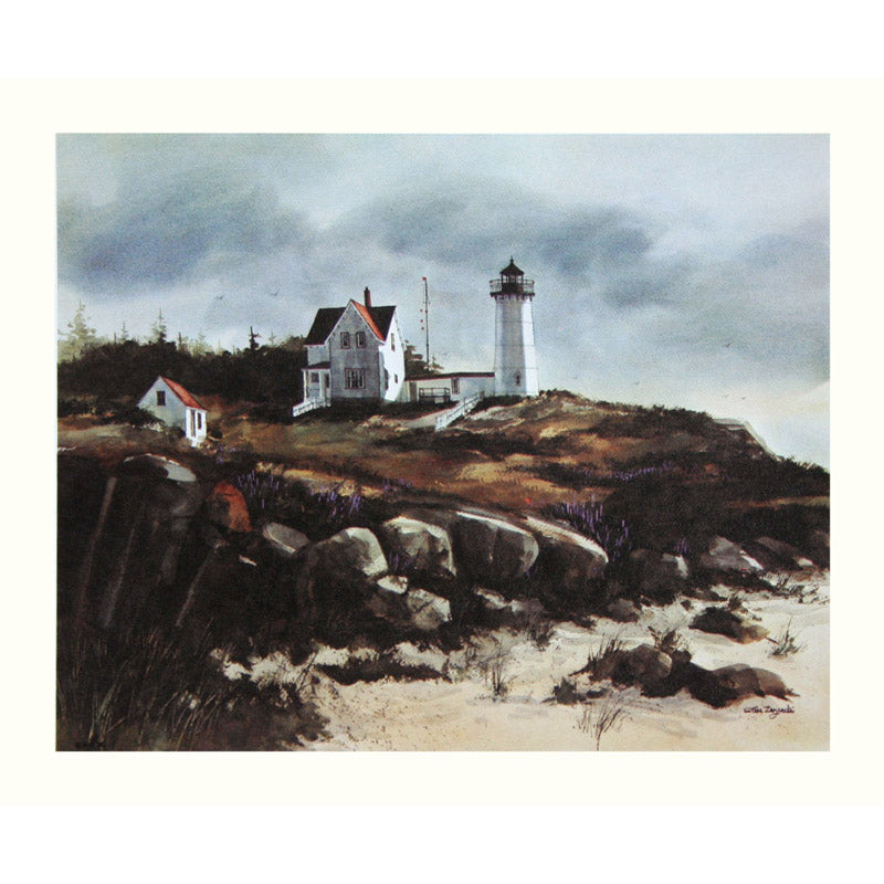 Vintage Lighthouse Landscape — I