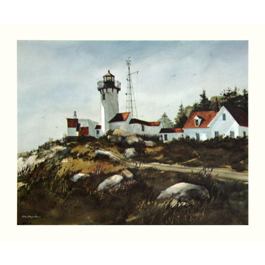 Vintage Lighthouse Landscape — II