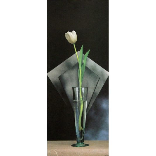 Vintage Panoramic Tulip Vase — Left
